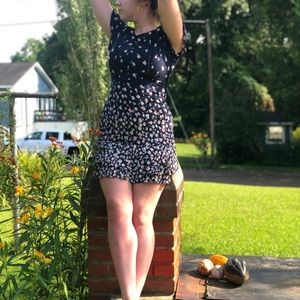 Mini floral dress